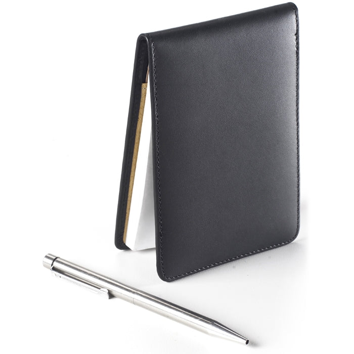 Vertical Leather Jotter