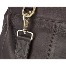 Load image into Gallery viewer, Leather Wanderlust Turnlock Carpet Bag
