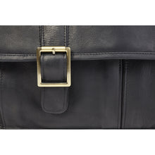 Load image into Gallery viewer, Classic Leather Flap Briefcase