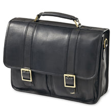 Load image into Gallery viewer, Classic Leather Flap Briefcase