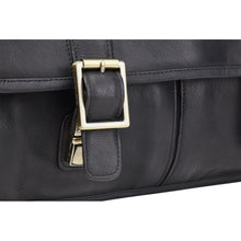 Load image into Gallery viewer, Classic Leather Flap Briefcase