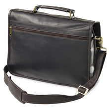 Load image into Gallery viewer, Classic Leather Flap Briefcase