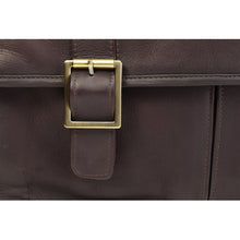 Load image into Gallery viewer, Classic Leather Flap Briefcase