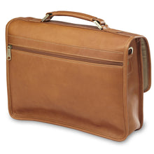 Load image into Gallery viewer, Classic Leather Flap Briefcase