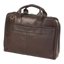 Load image into Gallery viewer, Leather Top Handle Accordion Briefcase