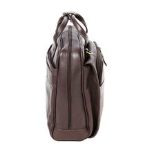Load image into Gallery viewer, Leather Top Handle Accordion Briefcase
