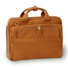 Load image into Gallery viewer, Leather Top Handle Accordion Briefcase