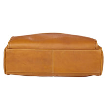 Load image into Gallery viewer, Leather Top Handle Accordion Briefcase