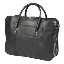 Load image into Gallery viewer, Leather Top Handle Laptop Briefcase