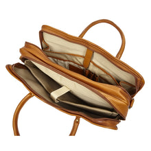 Load image into Gallery viewer, Leather Top Handle Laptop Briefcase