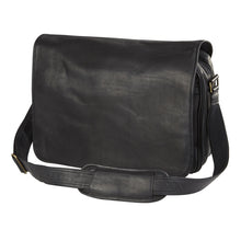 Load image into Gallery viewer, Leather Laptop Messenger Style Case
