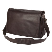 Load image into Gallery viewer, Leather Laptop Messenger Style Case