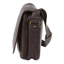 Load image into Gallery viewer, Leather Laptop Messenger Style Case