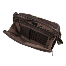 Load image into Gallery viewer, Leather Laptop Messenger Style Case