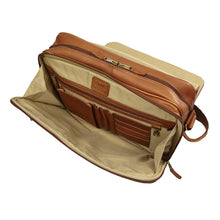 Load image into Gallery viewer, Leather Laptop Messenger Style Case