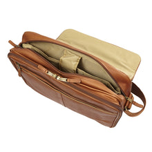 Load image into Gallery viewer, Leather Laptop Messenger Style Case