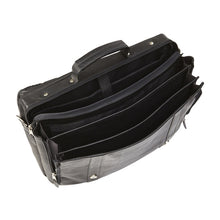 Load image into Gallery viewer, Leather Gusset Laptop Briefcase by Clava