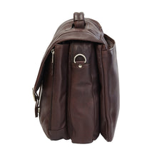 Load image into Gallery viewer, Leather Gusset Laptop Briefcase by Clava