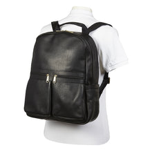 Load image into Gallery viewer, Leather City Laptop Backpack
