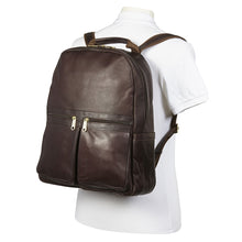 Load image into Gallery viewer, Leather City Laptop Backpack
