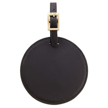 Load image into Gallery viewer, Sonoma Leather Circle Luggage Tag
