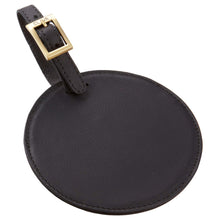 Load image into Gallery viewer, Sonoma Leather Circle Luggage Tag
