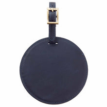 Load image into Gallery viewer, Sonoma Leather Circle Luggage Tag
