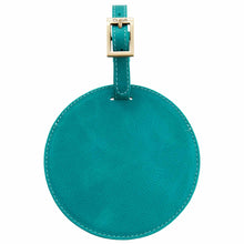 Load image into Gallery viewer, Sonoma Leather Circle Luggage Tag
