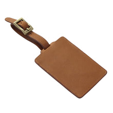 Load image into Gallery viewer, First Class Leather Snap Luggage Tag
