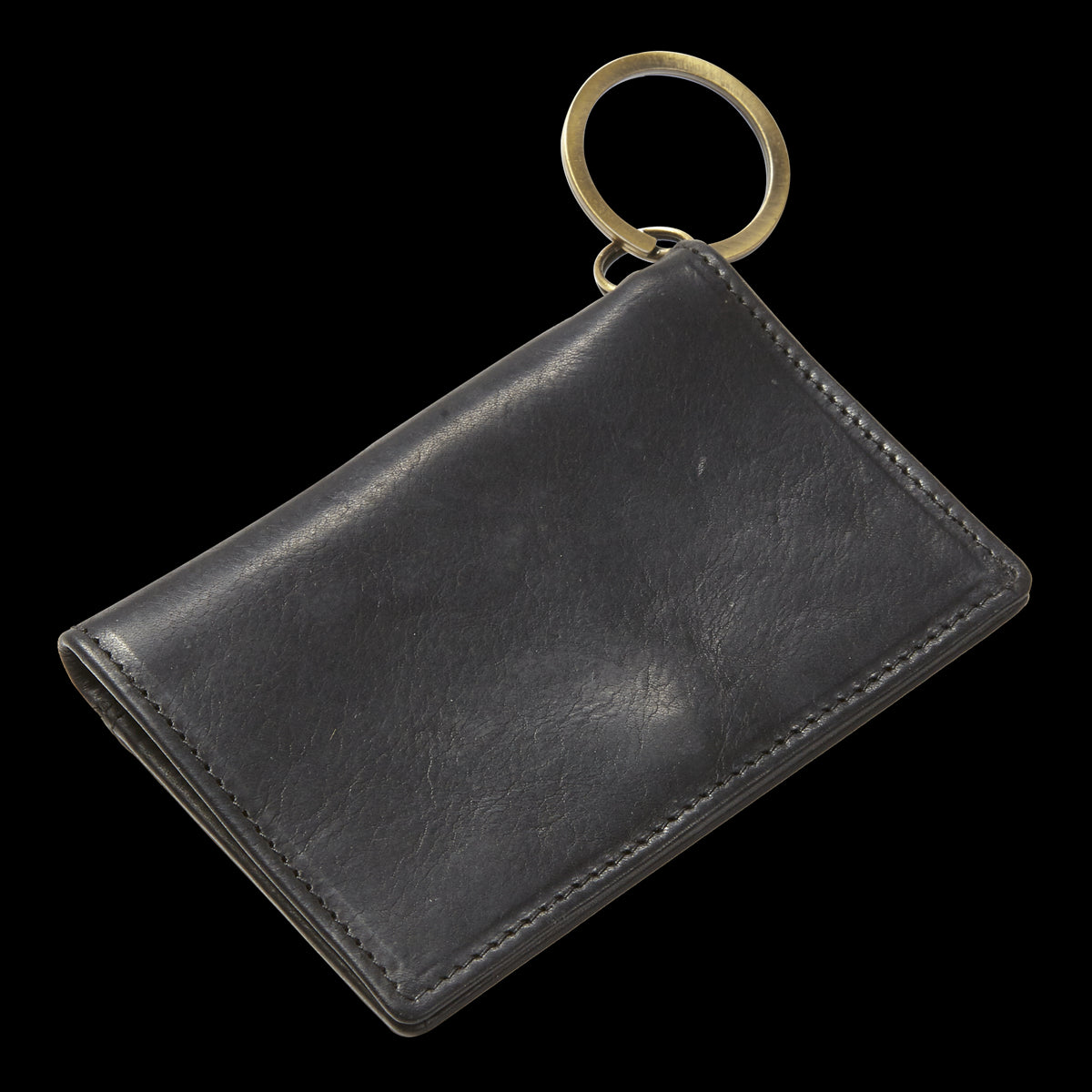 Colored Leather ID/ Key Chain Wallet