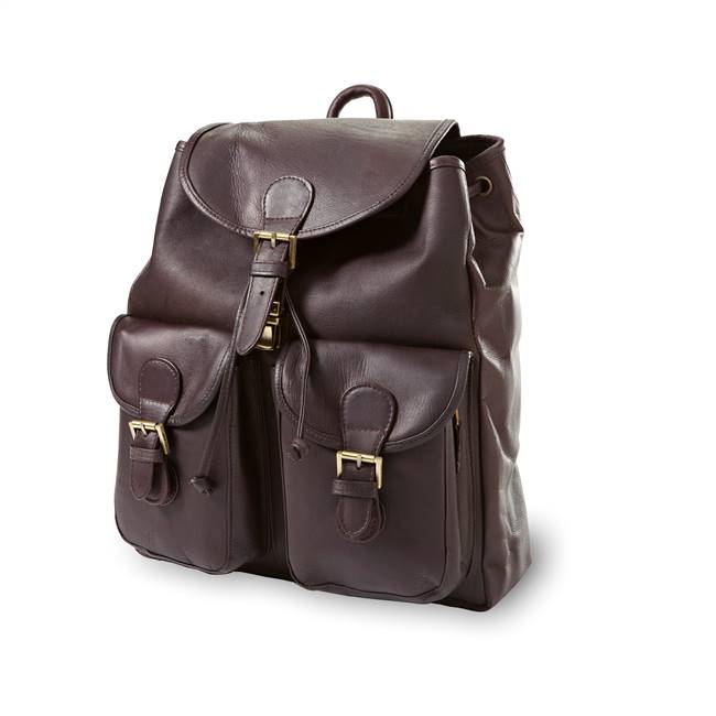 clava brown leather drawstring backpack Clava Drawstring Backpack