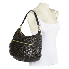 Load image into Gallery viewer, Quilted Hobo Crossbody Shoulder Bag
