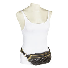 Load image into Gallery viewer, Quilted Zip Waist Pouch