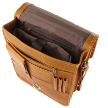 Load image into Gallery viewer, Vertical Buckle Leather Brief