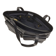 Load image into Gallery viewer, Two Pocket Leather Tote