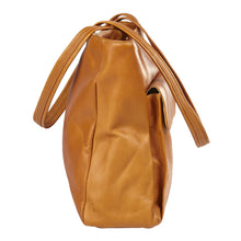 Load image into Gallery viewer, Two Pocket Leather Tote