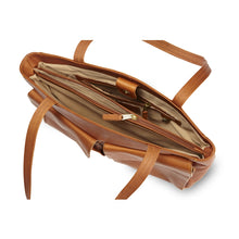 Load image into Gallery viewer, Two Pocket Leather Tote