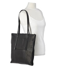 Load image into Gallery viewer, Vertical Leather Nana Tote