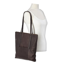 Load image into Gallery viewer, Vertical Leather Nana Tote