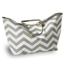 Load image into Gallery viewer, Wellie Chevron Resort Tote

