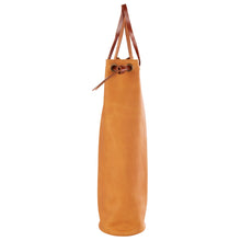 Load image into Gallery viewer, Leather One Bottle Wine Pouch