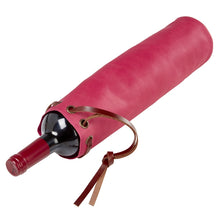 Load image into Gallery viewer, Leather One Bottle Wine Pouch
