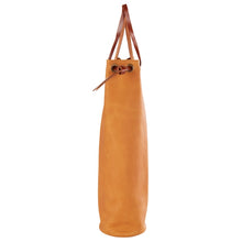 Load image into Gallery viewer, Leather One Bottle Wine Pouch