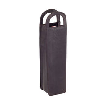 Load image into Gallery viewer, Leather One Bottle Wine Carrier