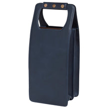 Load image into Gallery viewer, Leather Four Bottle Wine Carrier