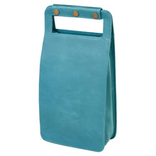 Load image into Gallery viewer, Leather Two Bottle Wine Carrier