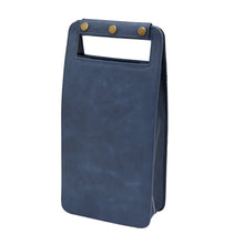 Load image into Gallery viewer, Leather Two Bottle Wine Carrier