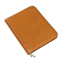 Load image into Gallery viewer, Tuscan Leather Zip Padfolio
