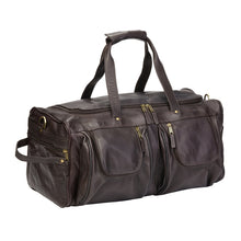 Load image into Gallery viewer, XL Leather Duffel w- Shoe Pocket
