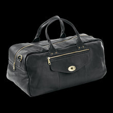 Load image into Gallery viewer, Leather Aviator Turnlock Duffel
